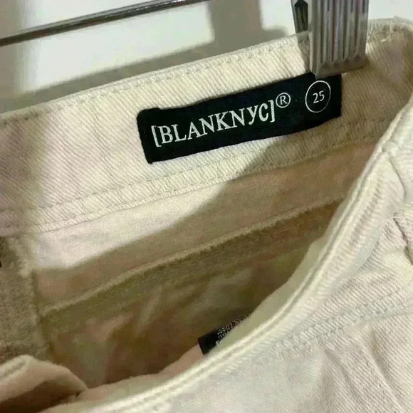 Anthropologie Blank NYC The Baxter in Natural Pant Size 25 NWT - Picture 8 of 9